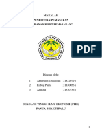 Makalah Peranan Riset Pemasaran