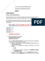 INFORMÁTICA 1 T1 - Examen 2 - 3 de Octubre de 2019 - B