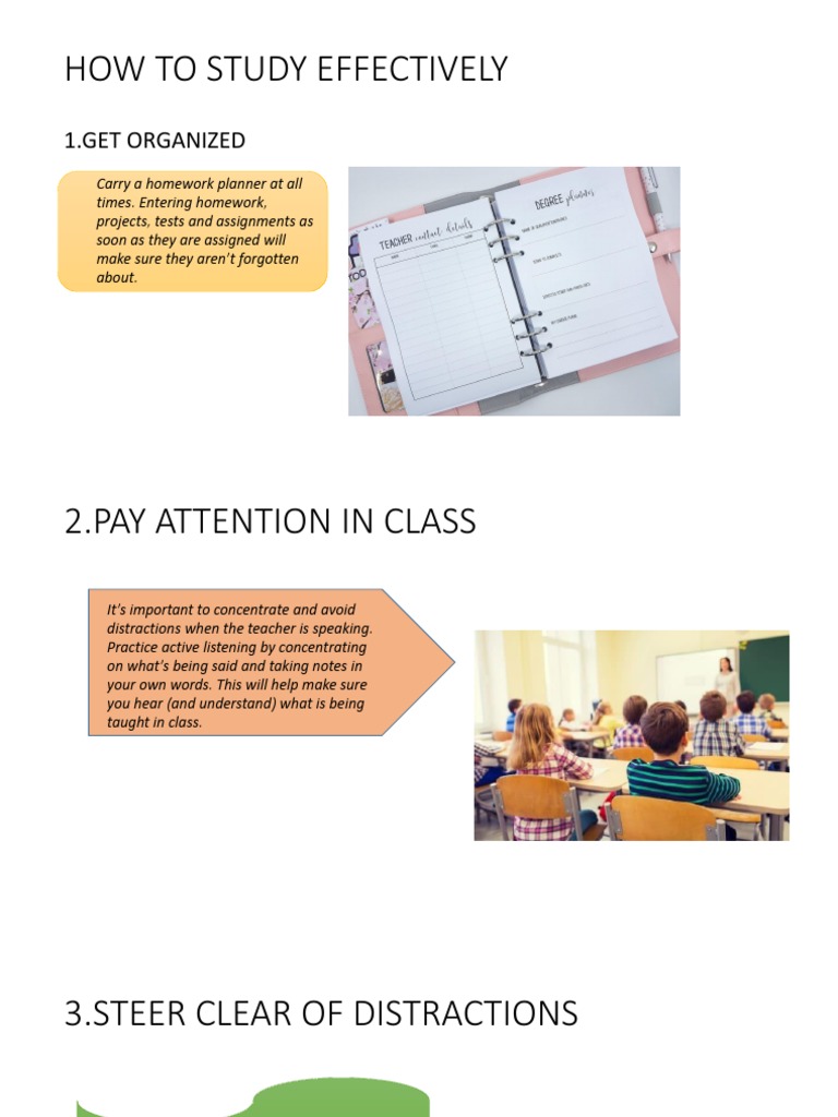 Effective Study Tips For Success Pdf