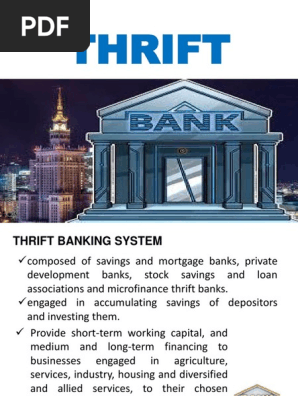 15++ Thrift financial institution Top