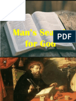 Mans Search For God