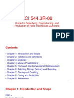 Aci 544.3R-08: Guide For Specifying, Proportioning, and Production of Fibre-Reinforced Concrete