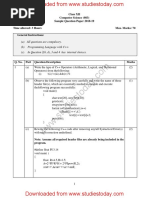 CBSE Class 12 Computer Science Sample Paper 2019 Solved