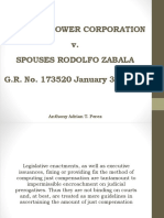 National Power Corporation v. Spouses Rodolfo Zabala