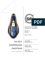 Cal Poly Supermileage Drivetrain
