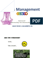 Stress Management by J. Navarrete