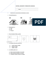 Prueba Final de Historia, Geografía y Formación Ciudadana