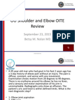 OU Shoulder and Elbow OITE Review: September 23, 2015 Betsy M. Nolan MD