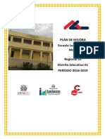 Plan de Mejora Escuela Primaria Luis Ramirez Mora