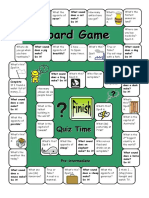Board Game Quiz Time Preintermediate Fun Activities Games Games - 9908