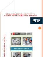 Etapas Del Estudio Geotecnico Normas Pro PDF
