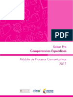 Guia de Orientacion Competencias Especificas Modulo de Procesos Comunicativos Saber Pro-2017