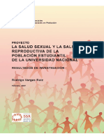 2-Resultados Salud Sexual y Reproductiva de La Población Estudiantil de La UNA