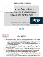 Closing The Gap - Industry Perspectives On Undergraduate Preparation For Practice, 2017