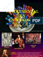 Instrumental en Endodoncia