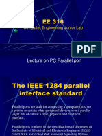 Lecture On PC Parallel Port: Computer Engineering Junior Lab