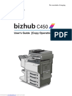Bizhub - c450 User Service Manual PDF