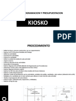 Taller KIOSKO Presupuesto y Programación