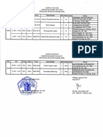 Jadwal Kuliah Ganjil 2015-2016