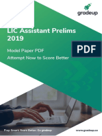 Lic Assistant Prelims Question Paper 71 PDF
