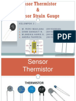 Sensor Thermistore Dan Strain Gauge