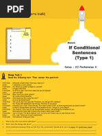 If Conditional Sentences (Type 1) : (Lembar Kerja Peserta Didik)