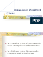 Synchronization in Distributed Systems