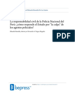 La Responsabilidad Civil de La Policía Nacional Del Perú