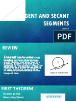 Tangent and Secant Segments