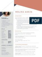 Melike Askin CV