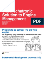 The Mechatronic Solution To Engine Management: Kon-41.5151 Seminar Tommi Lintilä Vesa Vahtila Timo Liski