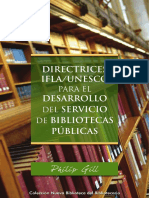 Direcctricesbibliotecasifla Unesco