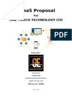 Cpaas Proposal: One Touch Technology LTD