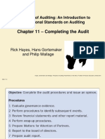 Completing The Audit: Principles of Auditing: An Introduction To International Standards On Auditing