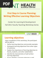 Writing Objectives Web