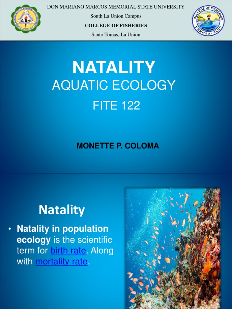 Natality in Aquatic Ecology Explained | PDF | Wellness