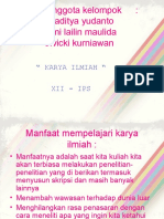 " Karya Ilmiah " Xii - Ips