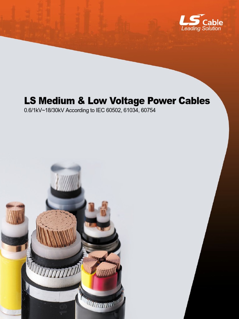 LS Medium & Low Voltage Cables Guide | PDF | Electrical Conductor ...