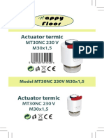 MT30NC 230V Thermal Actuator M30x1,5