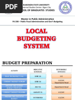 LGU Budget Process and Participatory Framework | PDF | Budget | Economies