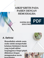 Askep Kritis Pada Pasien Dengan Hemodialisa: Elfatria Sri Rejeki (010117A023)