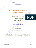 Pak Mcqs Every Day Science Mcqs in PDF