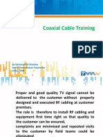 Coaxial Cable Training: by Muhammad Shahbaz Senior Transmission Supervisor Video /ERD