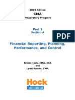 CMA Part 1 Textbook Volume 1 March 2019 A4 Section A - HOCK SECTION A