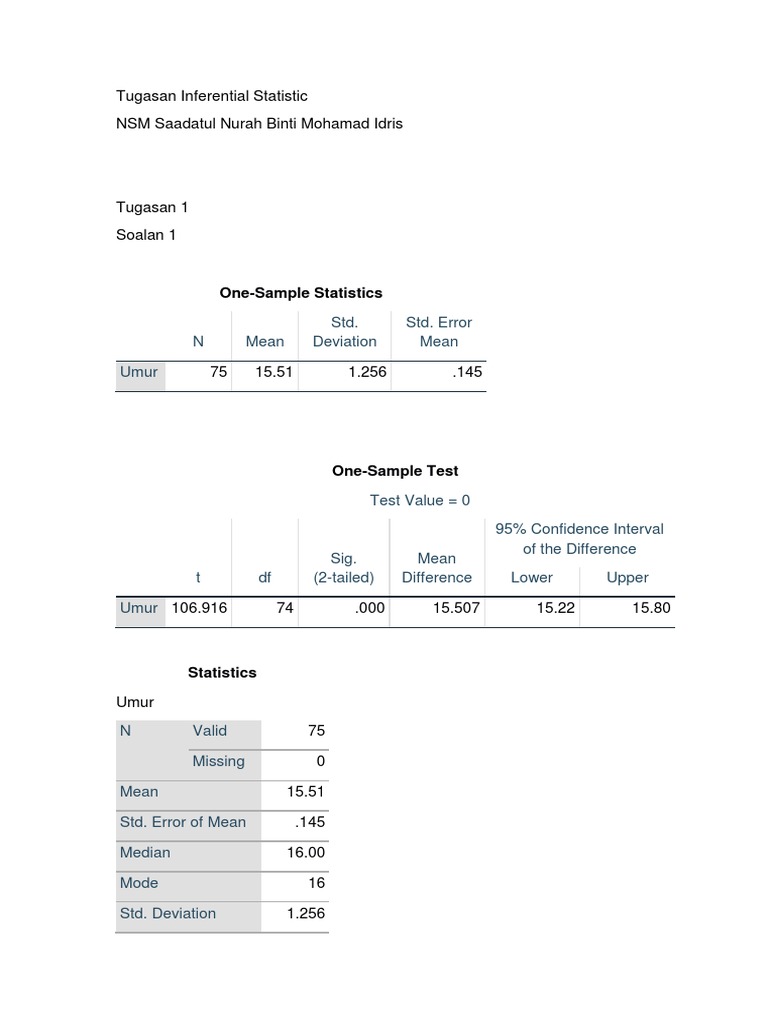 Inferential Statistics Assignment Analysis | PDF | Skewness | Variance