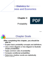 Statistics For Business and Economics: Probability