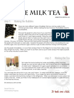 Bubble Bubble Milk Tea Tea: How To Make