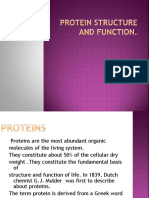 Proteins: Structure and Functions in 40 Characters