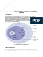 Research onion model based on Admission Interest Data Analysis