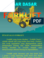 Dasar - Dasar Terminologi Forklift
